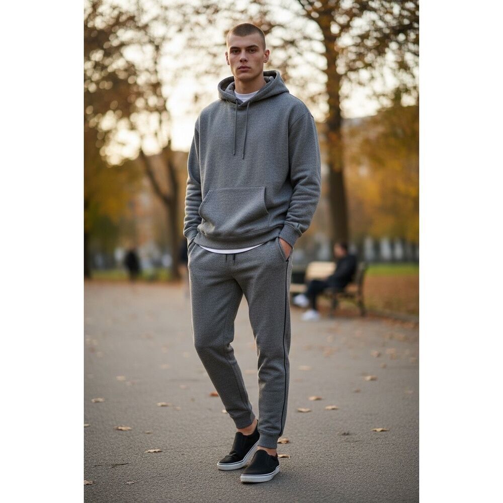 Nike Yoga Dri-FIT Black Grey Dyed Jogger Sweatpants Men's Size M